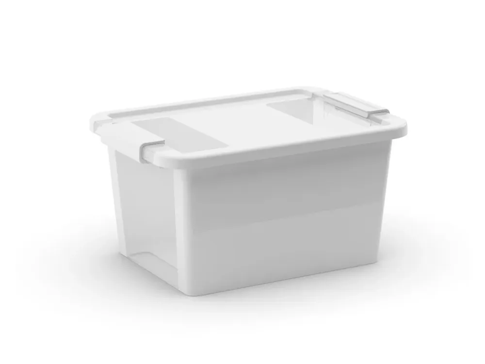 Jen po omezenou dobu - Plastový úložný box BI, objem 11l, 36,5 x 26 x 19 (výška) cm, bílý