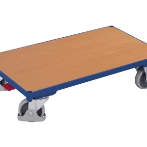 Přepravní plošina, Variofit, ložná plocha 91 x 50 cm, do 400 kg, modrá/antracit | Přímo z výroby
