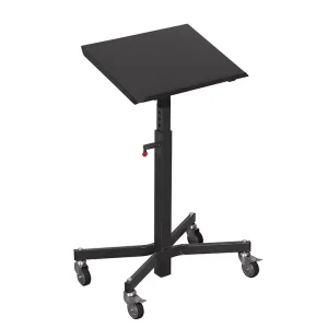 Transportní zvedací stojan s nastavitelným náklonem, do 150 kg, Variofit, výška 75 - 110 cm, modrá/antracit - Kupte dnes