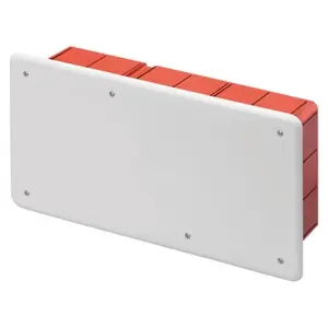 GEWISS GW48007 Rozbočovací a propojovací krabice pod omítku, 294x152x75 mm, IP40, včetně víka a DIN lišty | Skladem