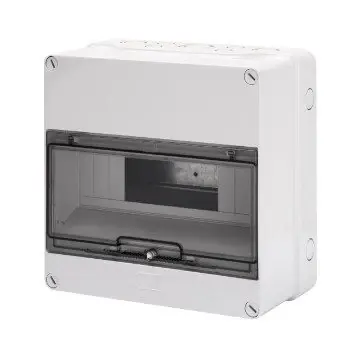 Nový produkt - GEWISS GW40005 Rozvodnice 40 CD na omítku, 12M, IP55, šedá, s dvířky