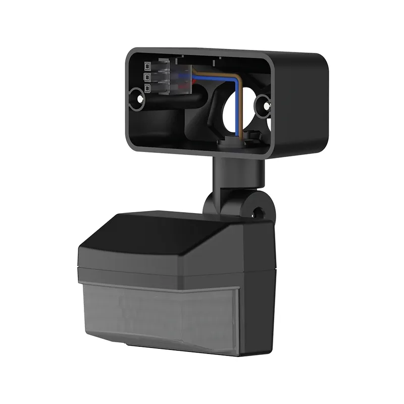 THEBEN 9080042 theLeda B BK Pohybové čidlo pro reflektory theLeda B, 180°, 12 m, IP65, černá | Připraveno k odeslání