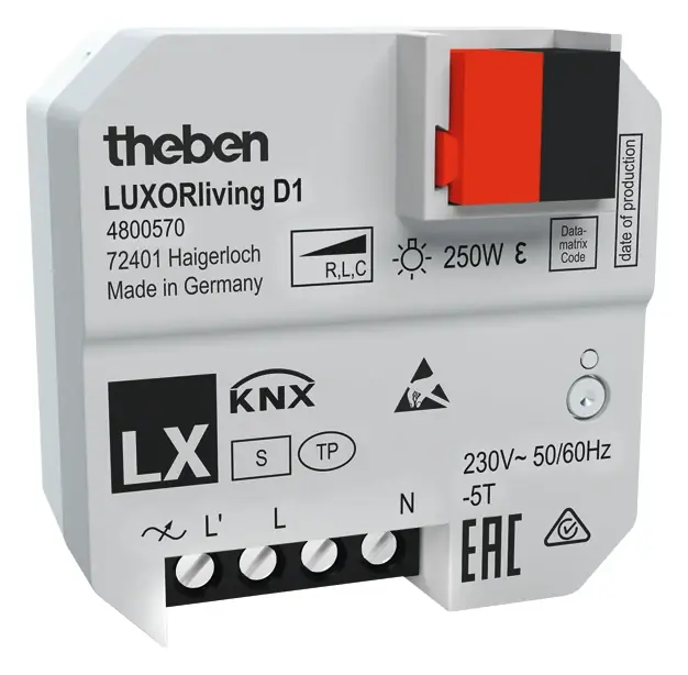 THEBEN 4800570 Stmívací aktor LUXORliving D1 - Ušetřete více