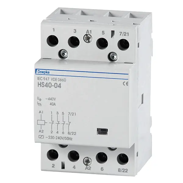 Sleva - DOEPKE 09980418 Instalační stykač HS 3-230AC/63-40, 63 A, 230 V AC, kontakty 4x spínací