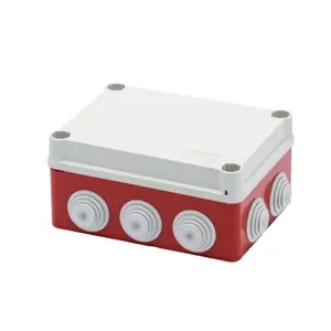 Skvělá cena - GEWISS GW44056R Rozbočovací krabice s ploch. víkem, IP55, GWT960°, 150x110x70mm