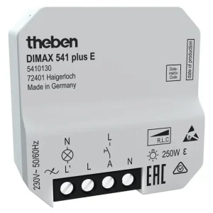THEBEN 5410130 DIMAX 541 plus E Univerzální stmívač pod omítku s pamětí jasu a funkcí usínání | Snadný nákup
