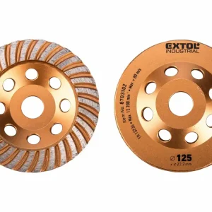 EXTOL INDUSTRIAL kotouč diamantový brusný lamelový, O 125x22,2mm 8703102 | Rychlá doprava