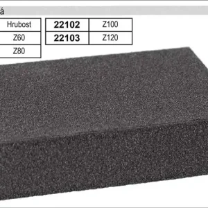 Lze objednat - Houba brusná rozměr 100x70x25mm hrubost 180