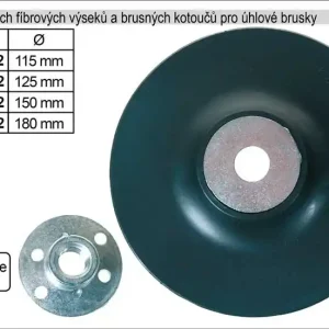 Výborné hodnocení - Nosič brusných fíbrových výseků 125mm pro úhlové brusky