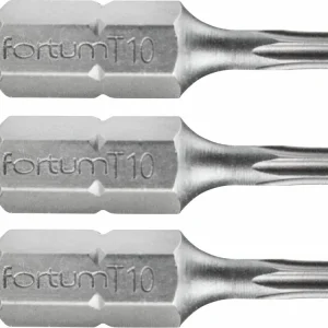 Do vyčerpání zásob - FORTUM Bit TORX, sada 3ks, T 10x25mm, S2 4741410