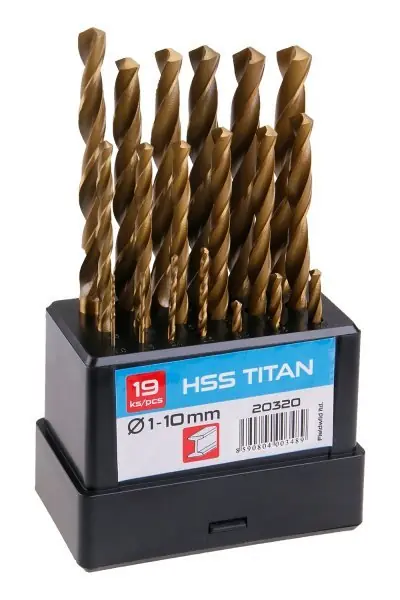 FESTA Vrtáky do kovu 1-10mm HSS TITAN 19 kusů, sada vrtáků | Nejlepší cena