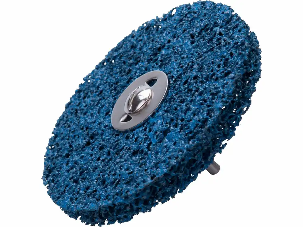 Kotouč brusný nylonový porézní na kov půměr 115mm, na stopce, abrasivo SiC | Velmi žádaný produkt