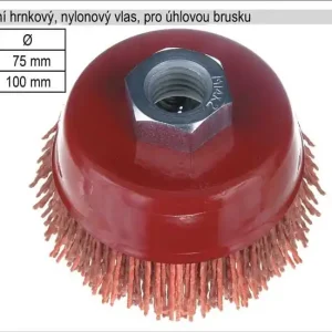 Kartáč rotační hrnkový nylonový pro úhlovou brusku - Ušetřete více