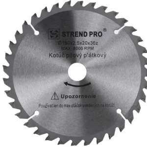 Velmi populární | Pilový kotouč s SK plátky TCT 190x2.4x30/20 mm 40T zubů Strend Pro