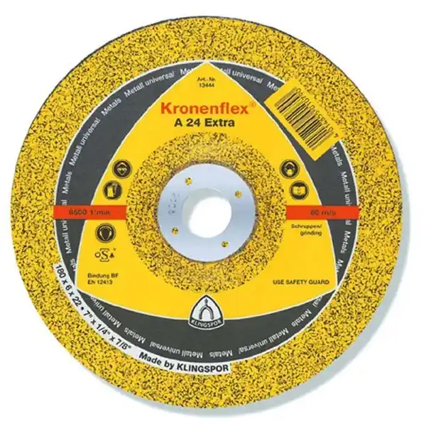 Končí brzy | Klingspor Kronflex A24 Kotouč brusný na ocel 100x6x16 mm