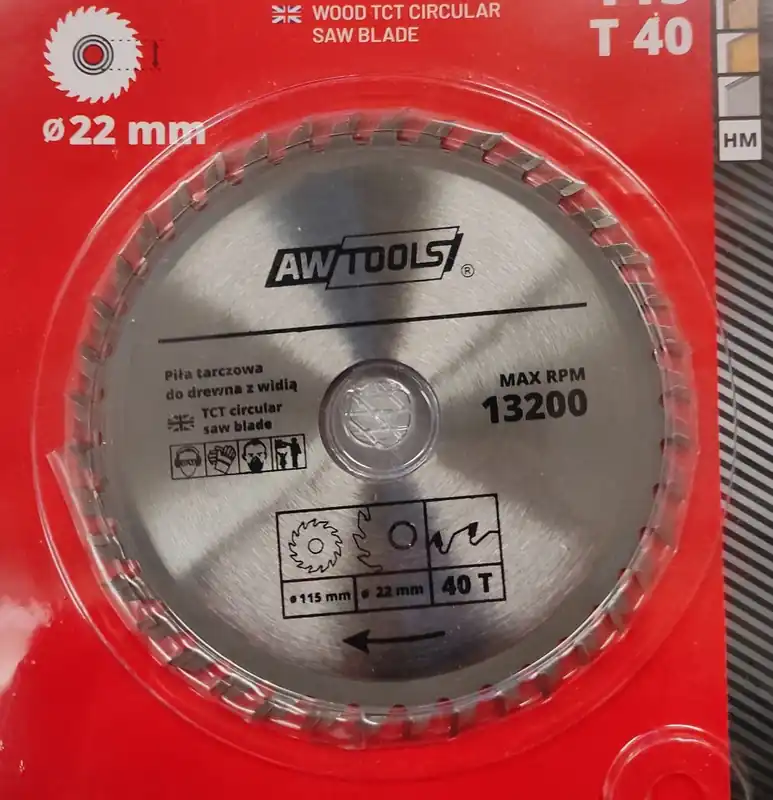 Pilový kotouč s SK plátky 115x22,2mm 40 zubů - Čerstvá novinka