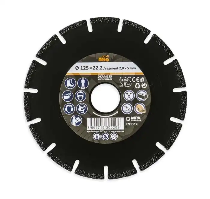 Nabídka končí brzy - Univerzální diamantový řezný kotouč 125mm