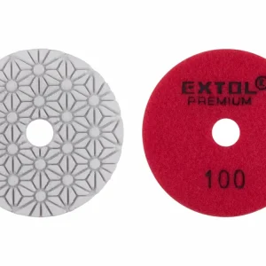 Kupte dnes | EXTOL PREMIUM kotouč diamantový leštící na obklady, 100mm, P100, suchý zip 8803092