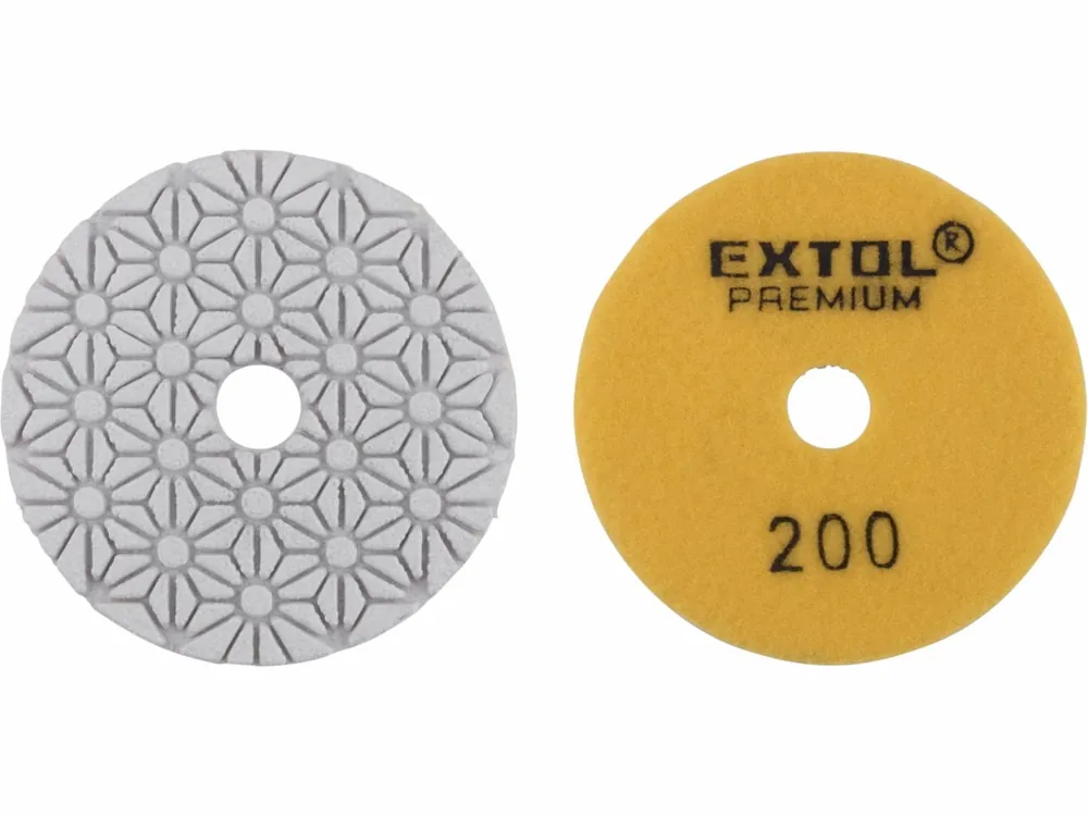 Právě dorazilo | EXTOL PREMIUM kotouč diamantový leštící na obklady, 100mm, P200, suchý zip 8803094