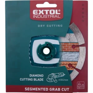 Velmi oblíbený produkt - kotouč diamantový řezný segmentový Grab Cut, 150x22,2mm, suché řezání, EXTOL INDUSTRIAL