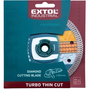 kotouč diamantový řezný turbo Thin Cut, 230x22,2mm, suché i mokré řezání, EXTOL INDUSTRIAL | Vysoká kvalita