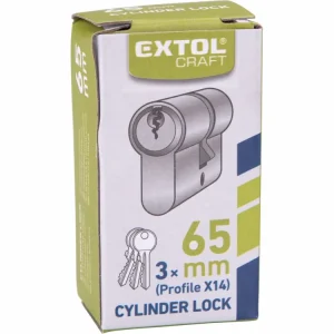 vložka cylindrická, 65mm (30+35mm), 3 klíče, EXTOL CRAFT | Nově k dispozici
