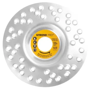 Oblíbený u zákazníků | STREND PRO Rotační rašple, rašplový kotouč 125mm s otvory