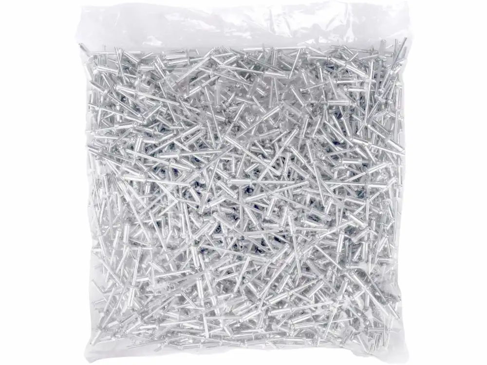 Do vyprodání zásob - EXTOL nýty trhací hliníkové sada 1000ks, O 4,0x12,7mm plochá hlava