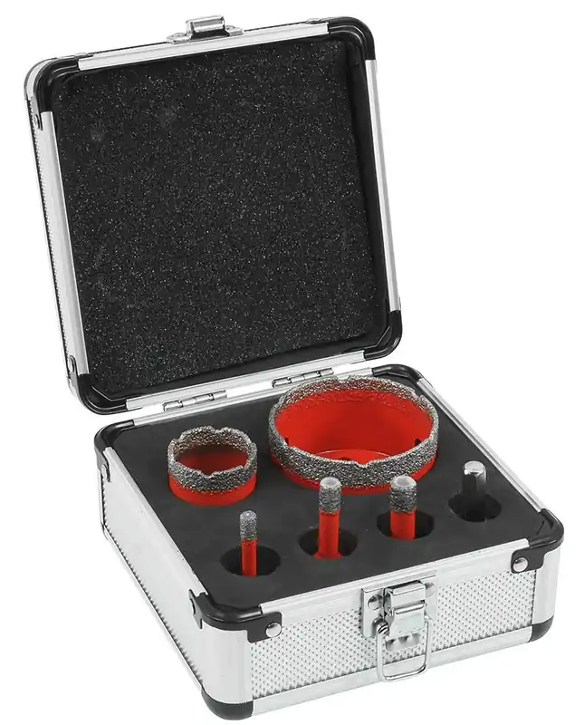 Slevy | VERKE Diamantové vykružovací korunky na obklady korunkové vrtáky sada 6ks 6-68mm M14 + HEX