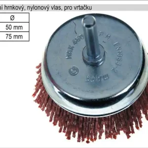 Kartáč rotační hrnkový nylonový pro vrtačku 50mm - Využijte nabídku
