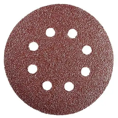 Brusný výsek 125mm s otvory Z 40 se suchým zipem balení 10 kusů Konner TO-08574 - Připraveno k odeslání