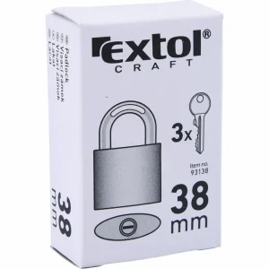 Nově v e-shopu | zámek visací litinový, 38mm, 3 klíče, EXTOL CRAFT