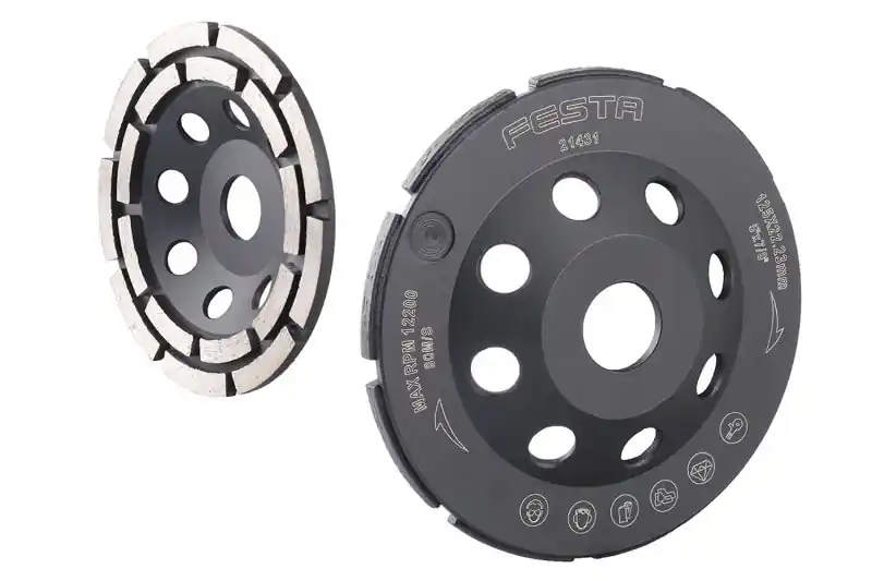 FESTA kotouč diamantový brusný dvouřadý 125x22,2mm - K objednání