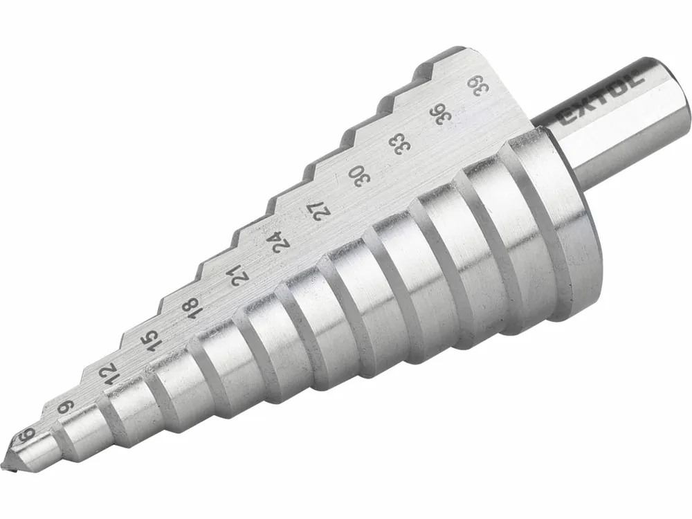 EXTOL PREMIUM vrták stupňovitý, O 6-39mm, HSS-M2 8801166 | Super nabídka