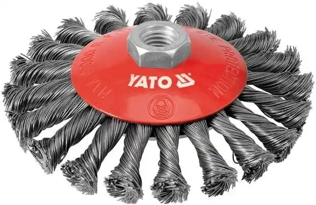 Kartáč drátěný boční M14 x 125 mm INOX | K objednání