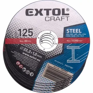 Velká sleva - kotouče řezné na kov, 5ks, 125x1,0x22,2mm, EXTOL CRAFT