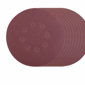 Brusný výsek s otvory 150mm P40 se suchým zipem balení 10 kusů | Outlet