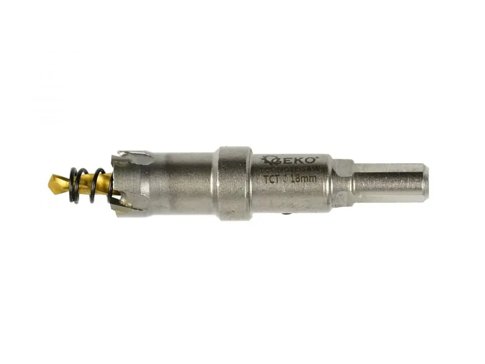 GEKO Tvrdokovový korunkový vrták do kovu 20mm TCT - Ušetřete více