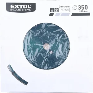 Kotouč diamantový Extol Industrial na beton 350mm segmentový pro řezací stroje - Novinka v nabídce