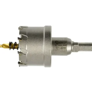 Premium - GEKO Tvrdokovový korunkový vrták do kovu 45mm TCT