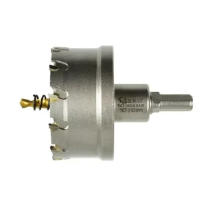 GEKO Tvrdokovový korunkový vrták do kovu 65mm TCT - Velmi oblíbený produkt