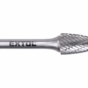 Stopková fréza do kovu, kulatý oblouk, pr.12x25mm/stopka 6mm,sek střední(double-cut) - Kupte nyní