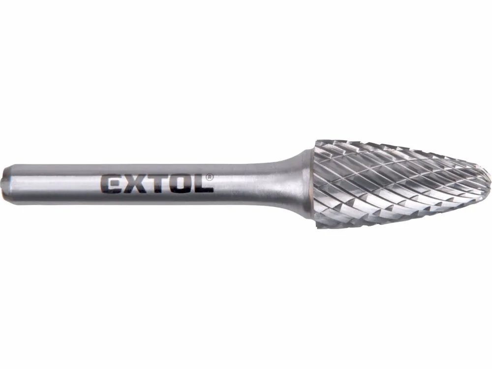Stopková fréza do kovu, kulatý oblouk, pr.12x25mm/stopka 6mm,sek střední(double-cut) - Kupte nyní