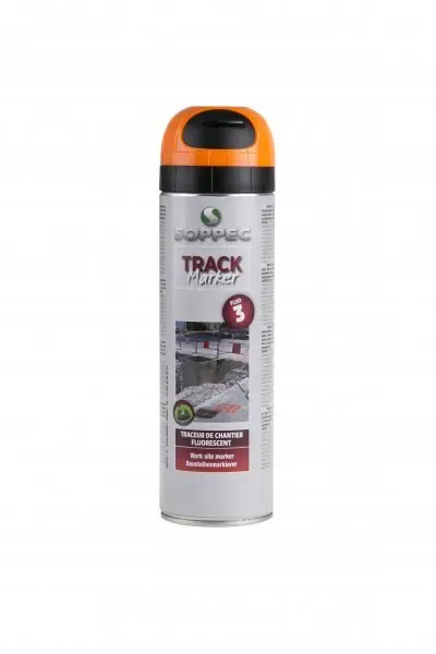 Snížená cena | SOPPEC sprej fluorescenční TrackMarker 3M oranžový, 500ml, značkovací