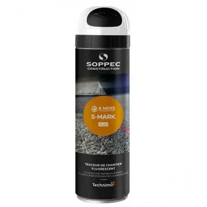 Kvalitní produkt - SOPPEC sprej fluorescenční S-MARK 6M 500ml, bílý značkovací