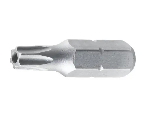 Přímo z výroby | WITTE Bit Torx T30x25mm 1/4‘ TT30, s otvorem, bezpečnostní