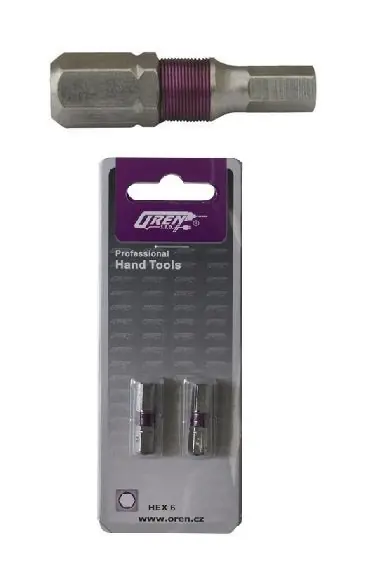 OREN bit imbus inbus H6 x 25mm , sada 2 ks - Poslední příležitost