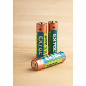 EXTOL ENERGY Tužkové baterie AA 1,5V (LR6) alkalické, balení 4ks | Bezpečný nákup