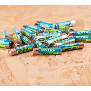 Skvělé hodnocení - EXTOL ENERGY Tužkové baterie AAA 1,5V (LR03) alkalické, balení 20ks