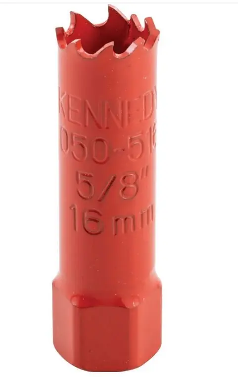 Speciální nabídka - Pilový vrták do kovu korunkový bimetalový vyřezávací 17mm KENNEDY